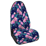 Pink Peony Floral Flower Pattern Print Waterproof Car Seat Cover