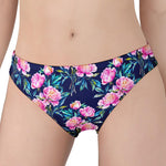 Pink Peony Floral Flower Pattern Print Women's Panties