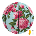 Pink Peony Pattern Print Basketball