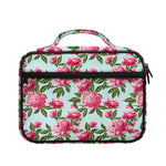 Pink Peony Pattern Print Briefcase Bible Bag