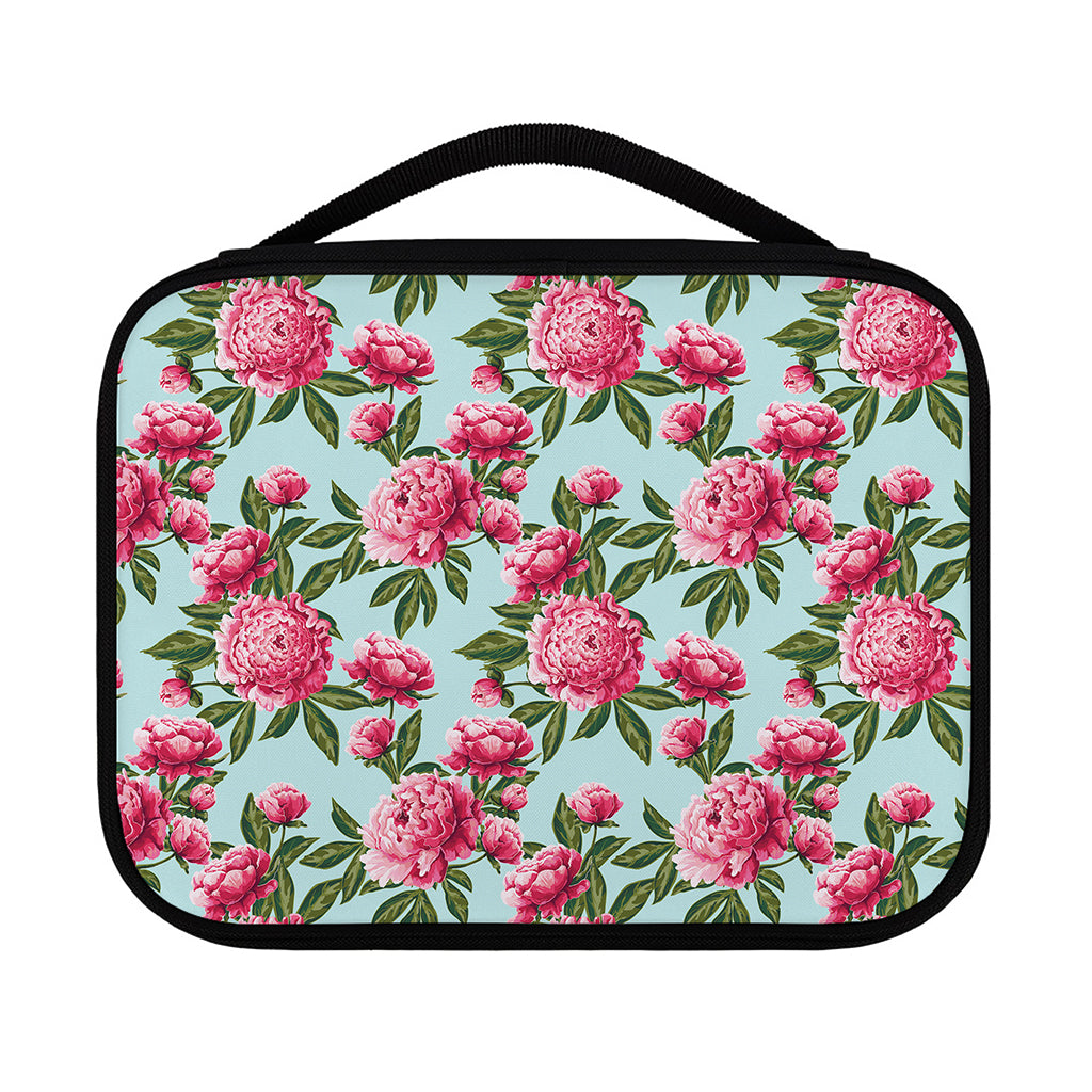 Pink Peony Pattern Print Classic Bible Case