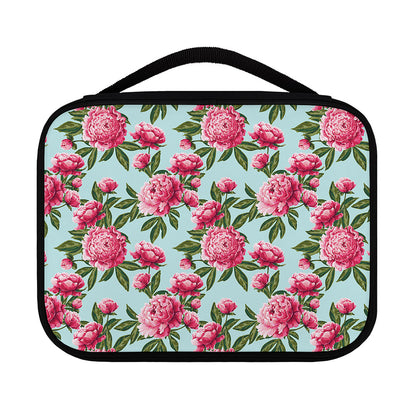 Pink Peony Pattern Print Classic Bible Case