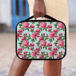 Pink Peony Pattern Print Classic Bible Case