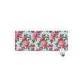 Pink Peony Pattern Print Extended Mouse Pad