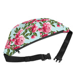 Pink Peony Pattern Print Fanny Pack
