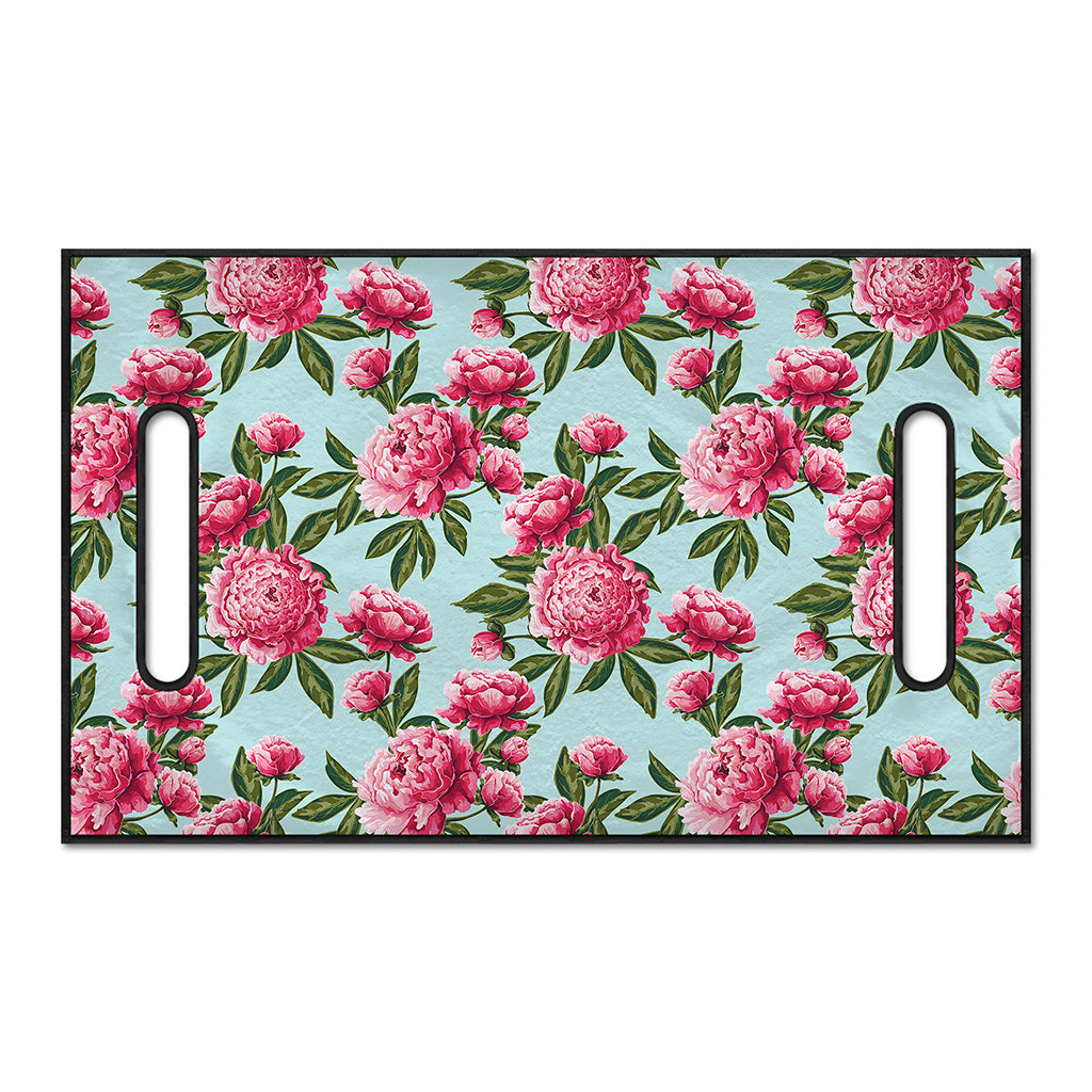Pink Peony Pattern Print Golf Cart Seat Cover