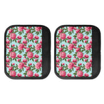 Pink Peony Pattern Print Handle Covers