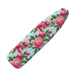 Pink Peony Pattern Print Ironing Board Cover