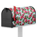 Pink Peony Pattern Print Mailbox Cover
