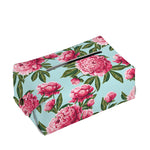 Pink Peony Pattern Print Rectangle Tissue Box Cover