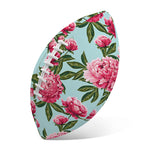 Pink Peony Pattern Print Rugby Ball