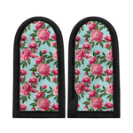 Pink Peony Pattern Print Skillet Handle Cover