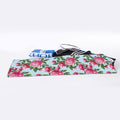 Pink Peony Pattern Print Sports Towel