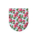 Pink Peony Pattern Print Toilet Lid Cover