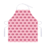 Pink Pig Nose Pattern Print Adjustable Apron