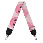 Pink Pig Nose Pattern Print Bag Strap