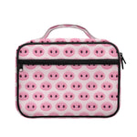 Pink Pig Nose Pattern Print Briefcase Bible Bag