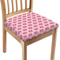 Pink Pig Nose Pattern Print Chair Cushion Cover