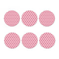 Pink Pig Nose Pattern Print Coaster Set