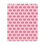 Pink Pig Nose Pattern Print Curtain