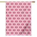 Pink Pig Nose Pattern Print House Flag