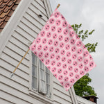 Pink Pig Nose Pattern Print House Flag
