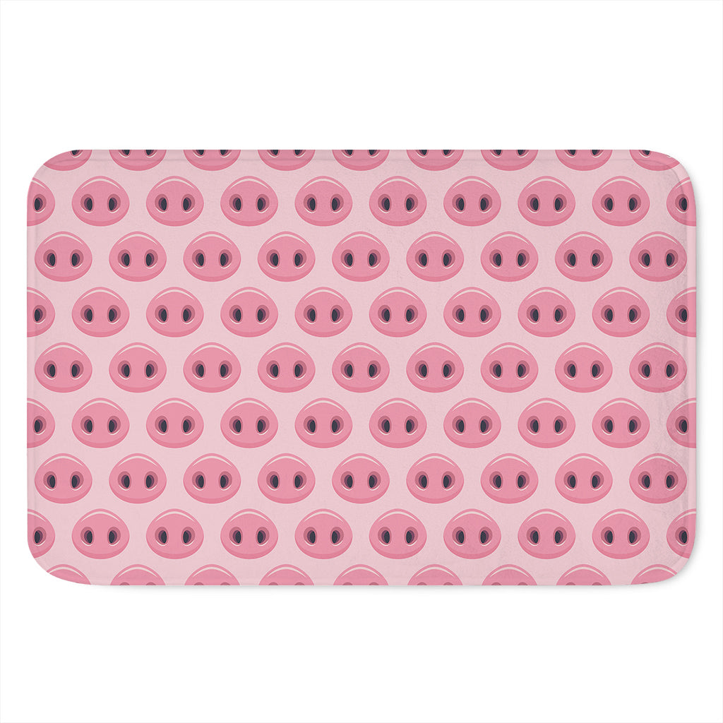 Pink Pig Nose Pattern Print Indoor Door Mat