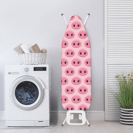 Pink Pig Nose Pattern Print Ironing Board Cover