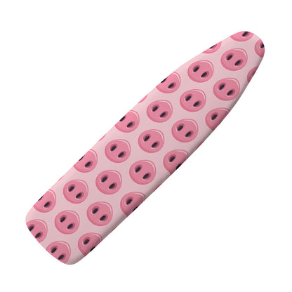 Pink Pig Nose Pattern Print Ironing Board Cover