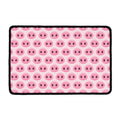 Pink Pig Nose Pattern Print Kitchen Mat