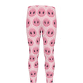 Pink Pig Nose Pattern Print Men's Leggings