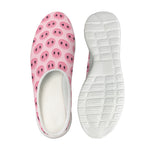 Pink Pig Nose Pattern Print Mesh Casual Shoes