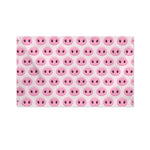 Pink Pig Nose Pattern Print Polyester Flag