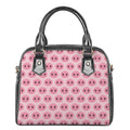 Pink Pig Nose Pattern Print Shoulder Handbag