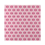 Pink Pig Nose Pattern Print Silk Bandana