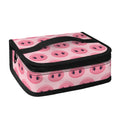 Pink Pig Nose Pattern Print Small Lunch Bag