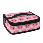 Pink Pig Nose Pattern Print Small Lunch Bag