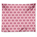 Pink Pig Nose Pattern Print Tapestry