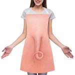 Pink Pig Tail Print Adjustable Apron