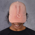 Pink Pig Tail Print Baseball Cap