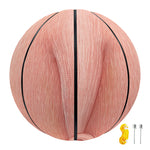 Pink Pig Tail Print Basketball