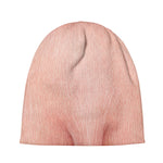 Pink Pig Tail Print Beanie