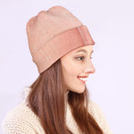 Pink Pig Tail Print Beanie