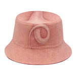 Pink Pig Tail Print Bucket Hat