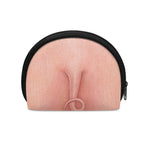 Pink Pig Tail Print Coin Purse