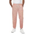 Pink Pig Tail Print Cotton Sweatpants