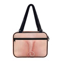 Pink Pig Tail Print Double Strap Bible Bag