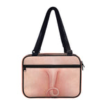Pink Pig Tail Print Double Strap Bible Bag