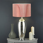 Pink Pig Tail Print Drum Lamp Shade