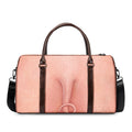 Pink Pig Tail Print Duffel Bag